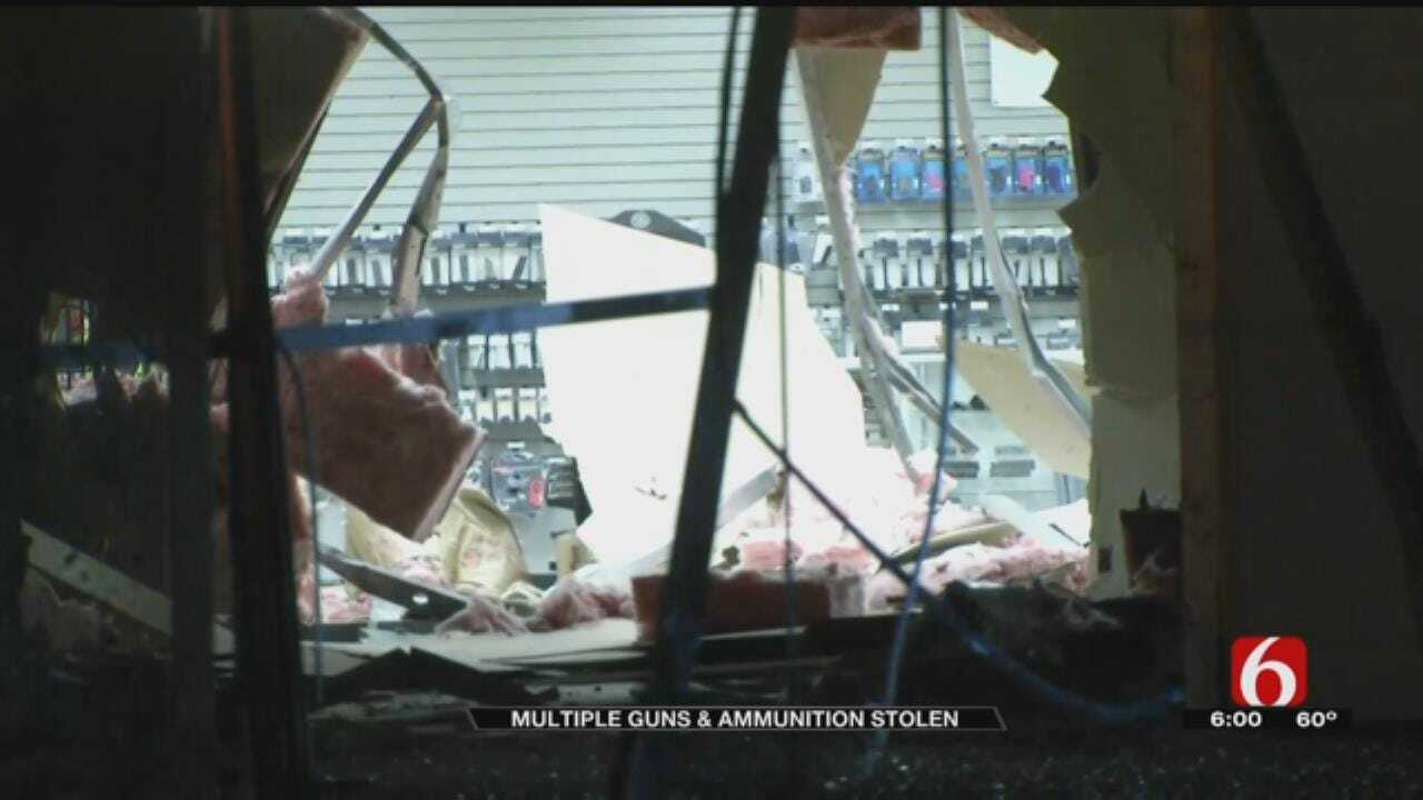 SUV Smashes Through Tulsa Gun Store, At Least 12 AR-15 Rifles Stolen