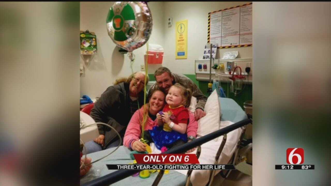 3-Year-Old Glenpool Girl Diagnosed With Inoperable Brain Tumor