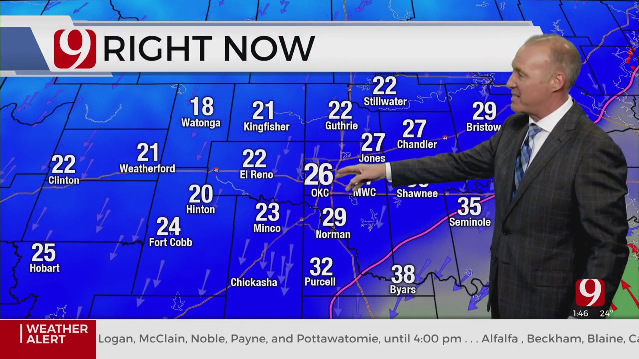 WATCH: Chief Meteorologist David Payne Gives A Winter Weather Update (1:47 p.m.)