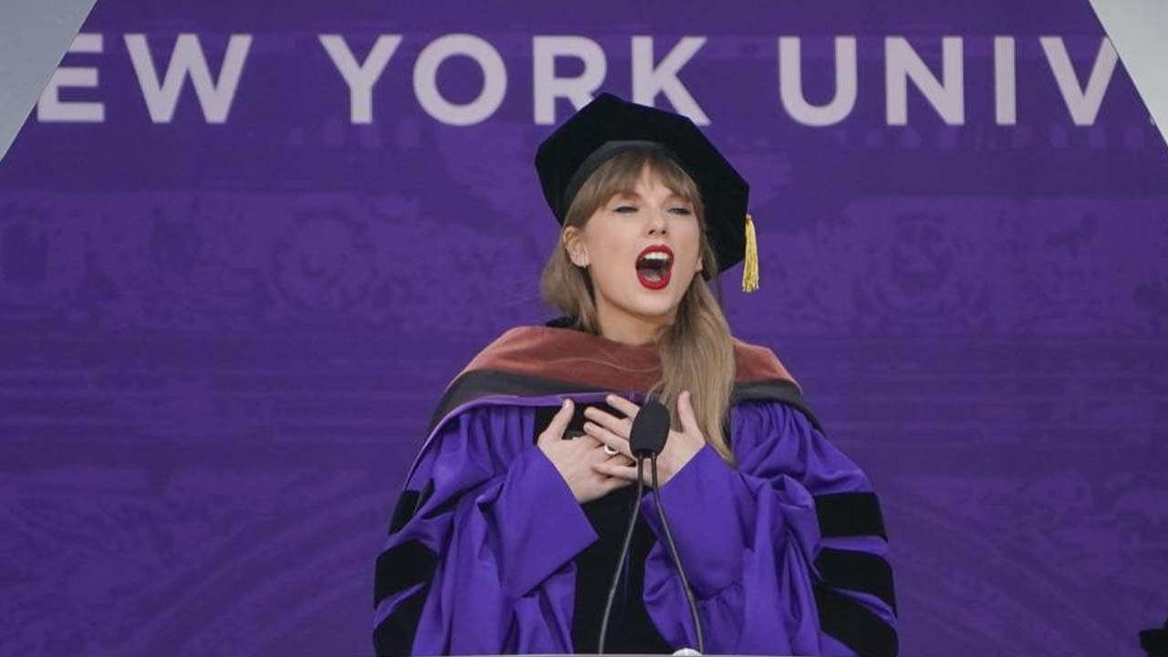 Taylor Swift Gives Commencement Speech At NYU, Shares Advice On Not Holding Grudges