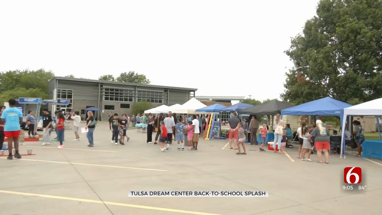 Water Slides, Free Haircuts, And Prizes: Tulsa Dream Center's Back To School Splash