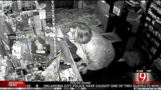 Suspect Caught On Camera Robbing NW OKC Smoke Shop