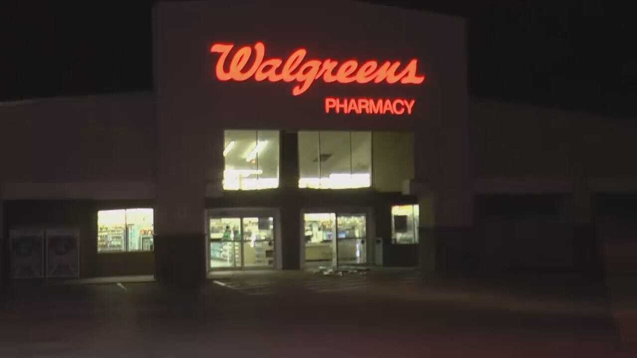 WEB EXTRA: Video From Scene Of A Tulsa Walgreens Store Burglary