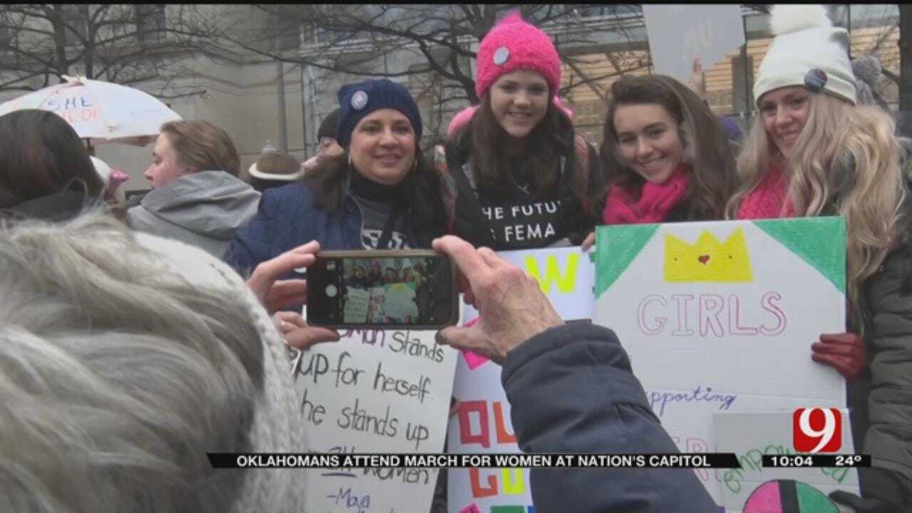 Oklahomans Participate in DC Women's March