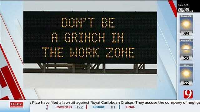 ODOT Keeping Drivers Safe With Festive Billboard Messages