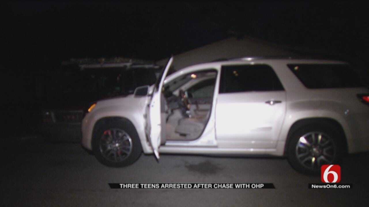 3 Teens Arrested After High-Speed Chase In Tulsa