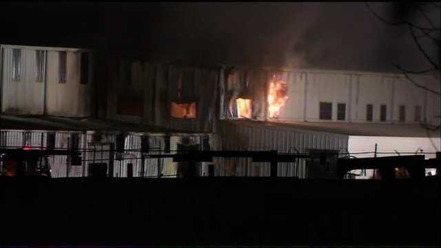 WEB EXTRA: Video From Scene Of Business Fire In Verdigris