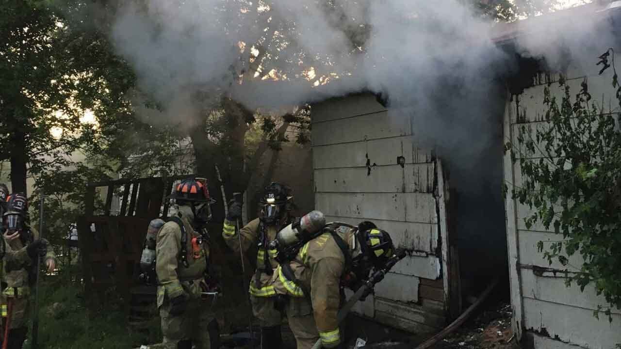 Firefighters Battle House fire In SE Oklahoma City