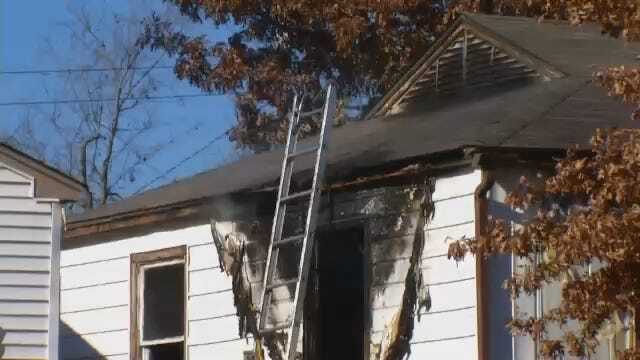 WEB EXTRA: Video From Scene Of House Fire In 1400 Block Of North Evanston