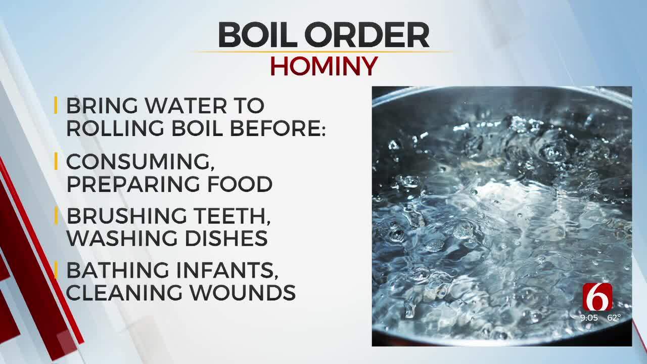 E. Coli Found In Hominy Drinking Water, Boil Order Issued