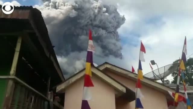 WATCH: Volcano Erupts In Indonesia