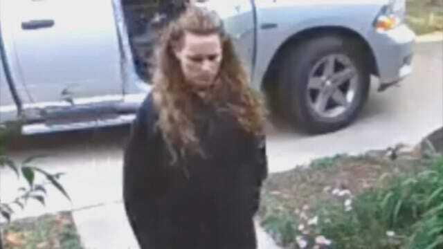 WEB EXTRA: Surveillance Footage Shows Woman Steal Package From Norman Home