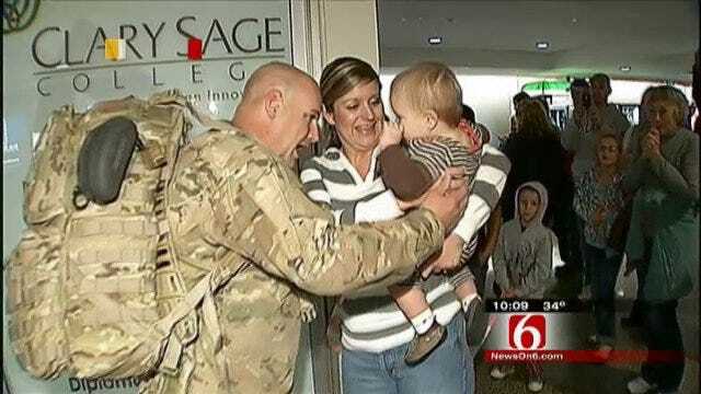 Six Soldiers From 45th Infantry Brigade Back In Oklahoma