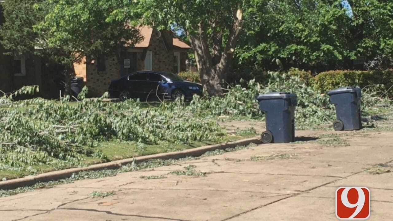 WEB EXTRA: Metro Residents Left Cleaning Up After Storms Move Through