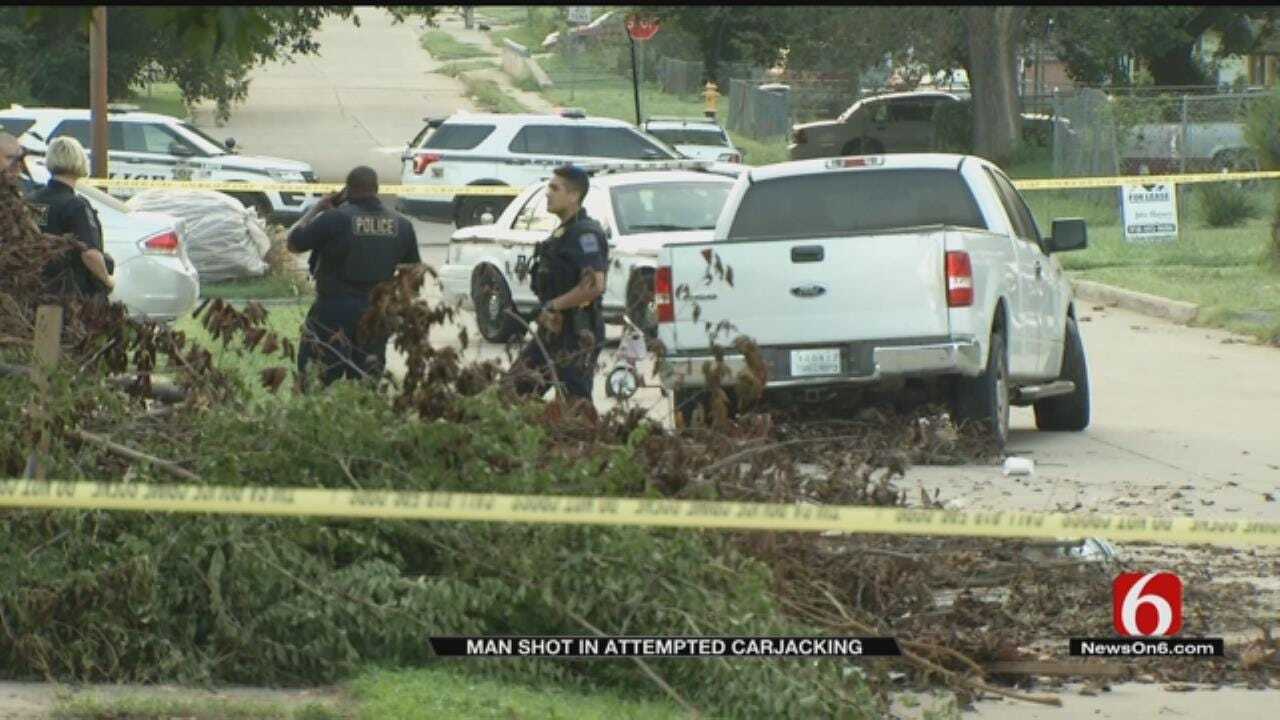 Police: Man Shot During Tulsa Carjacking Attempt