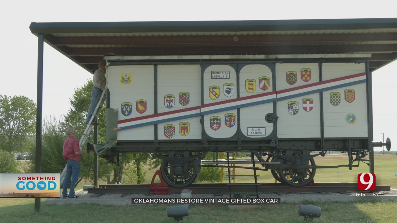 Volunteers Work To Restore Boxcar Given To The US By France