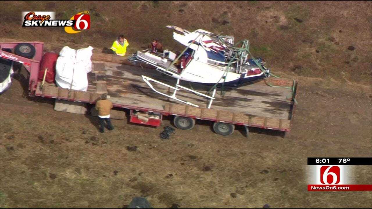 Wreckage Of Helicopter Removed From McIntosh County Crash Site