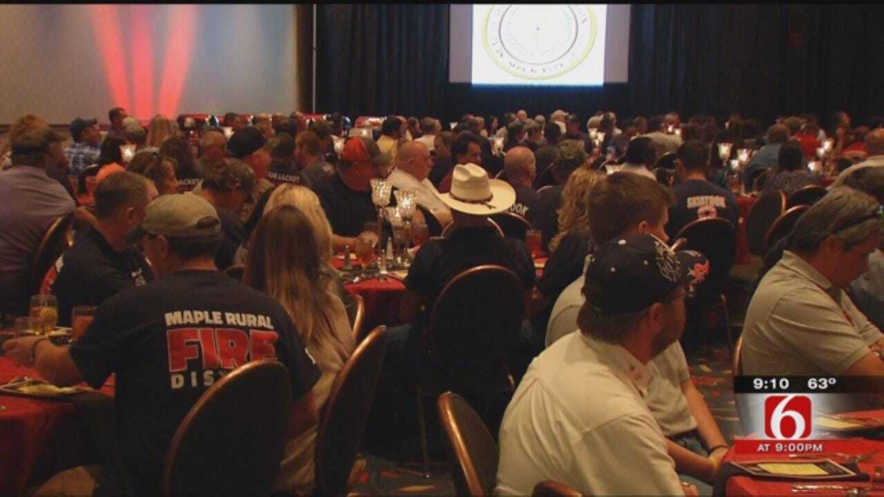 Cherokee Nations Holds Ceremony For More Than 500 Oklahoma Firefighters