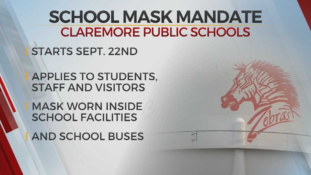 Claremore Public Schools Approves Districtwide Mask Requirement 
