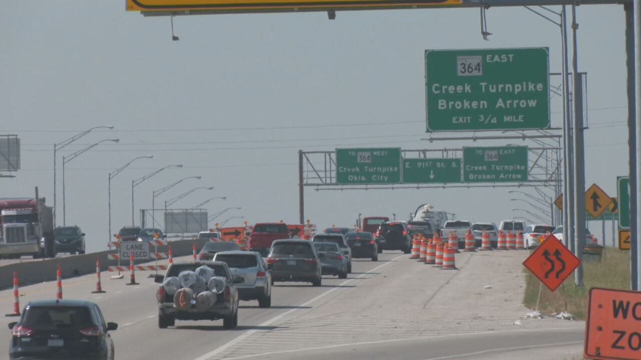 Highway Construction Causing Issues With Merging For Tulsa Drivers