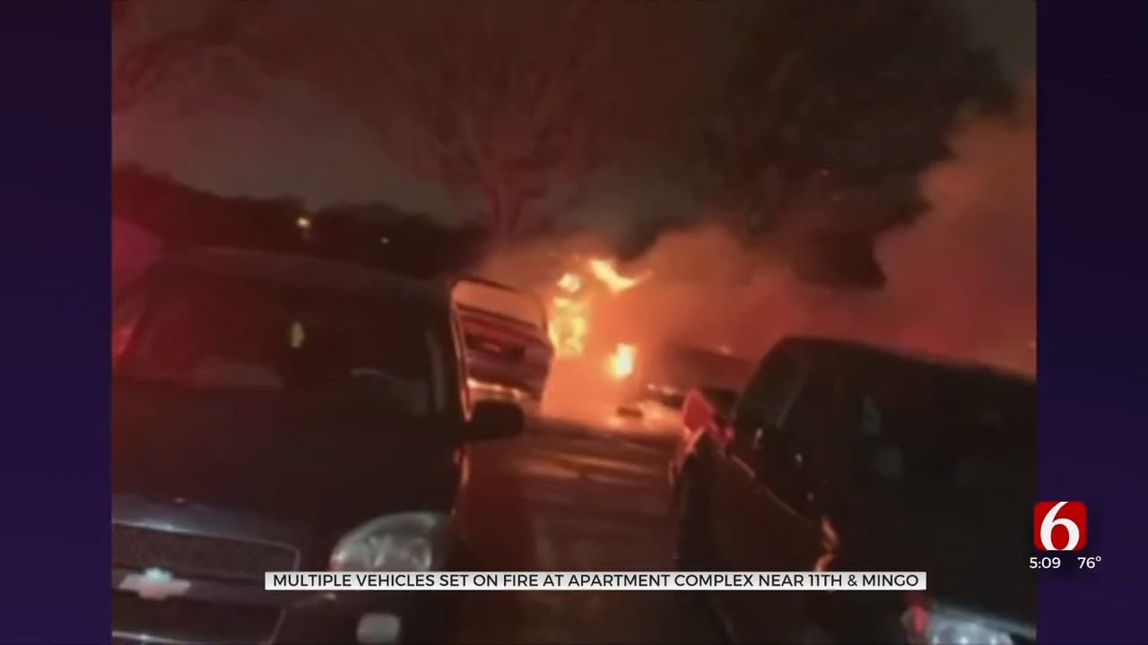 Multiple Cars Set On Fire At Apartment Complex; TFD Investigates