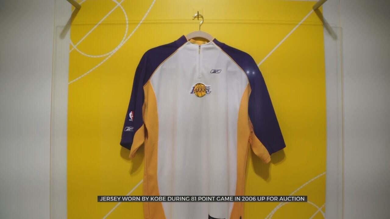 Watch: Jersey Worn By Kobe Bryant During 81 Point Game In 2006 Up For Auction