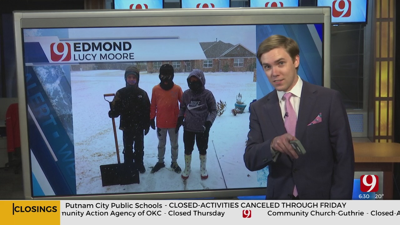 Oklahoma Kids Are Making The Most Of Their Snow Days!