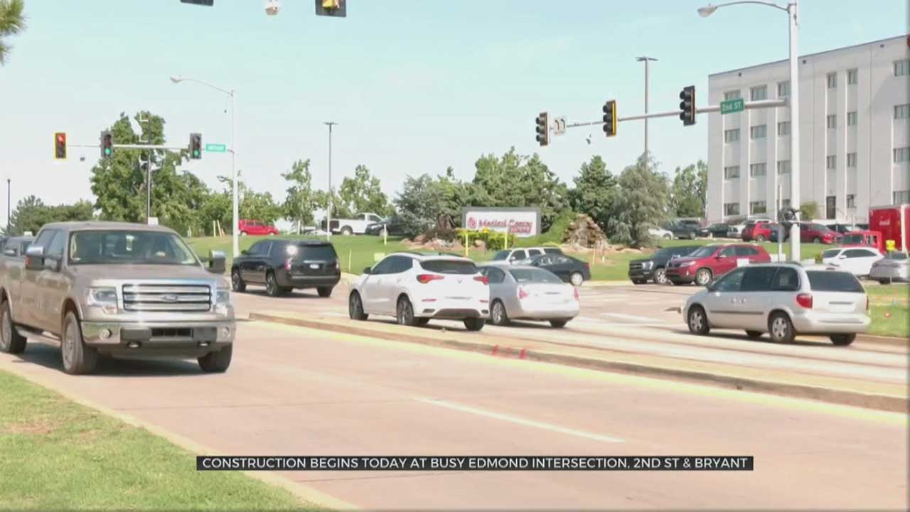 Construction Begins Monday At 2nd Street & Bryant In Edmond