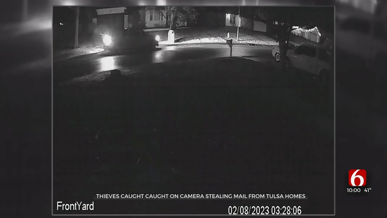 Tulsa Man's Security System Catches Drive-By Mail Thief On Camera