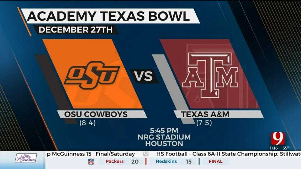 OSU’s Bowl Matchup With Texas A&M