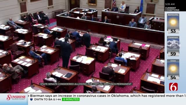 Oklahoma State Senate Considers Permanently Allowing Virtual Meetings