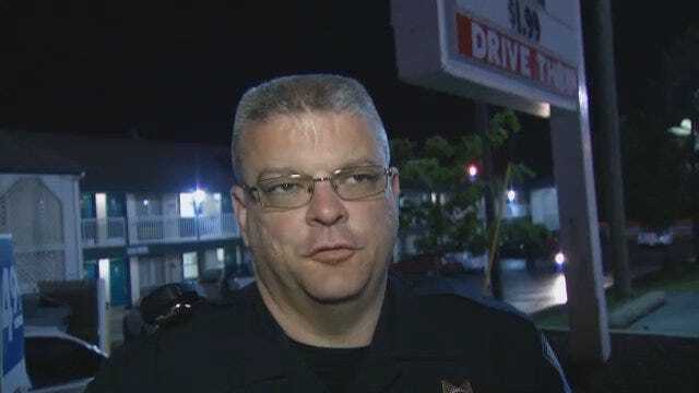 WEB EXTRA: Tulsa Police Sgt. Darren Bristow Talks About Chase And Arrests