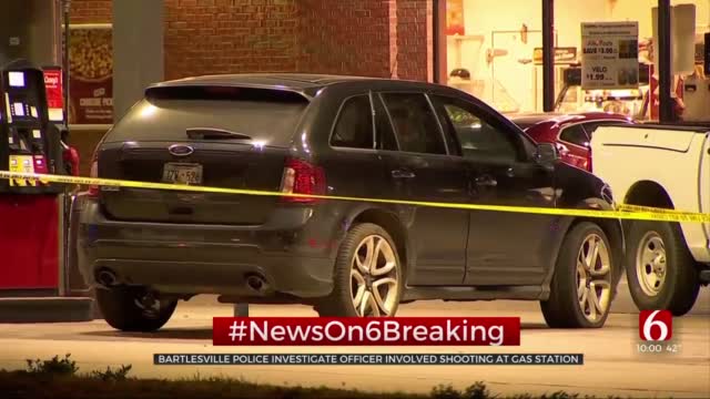 Officials Investigate Shooting Involving Police At Bartlesville Gas Station