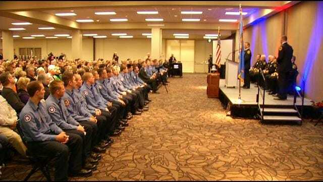 Latest Tulsa Fire Academy Graduation Class Sworn In