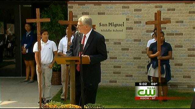 San Miguel Middle School Students Hold Grand Opening Of New Facility