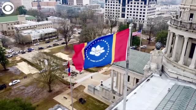 Mississippi Governor Signs Law For Flag Without Rebel Emblem
