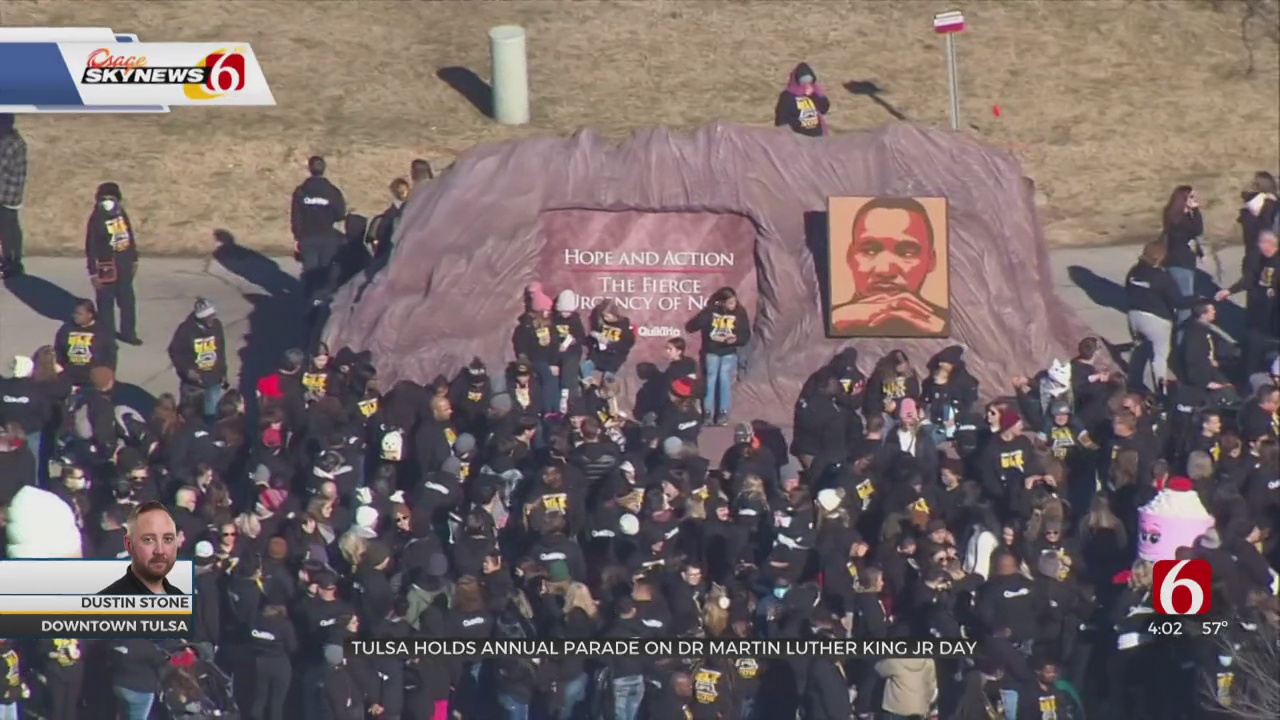 WATCH: Tulsa’s Annual MLK Parade From The Sky