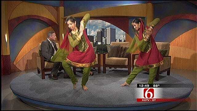 Asian American Festival Dancers On News On 6's Noon Show
