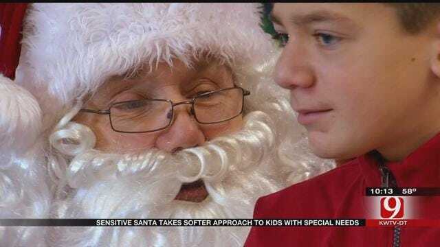 Sensory Santa Event Held In OKC For Special Needs Children