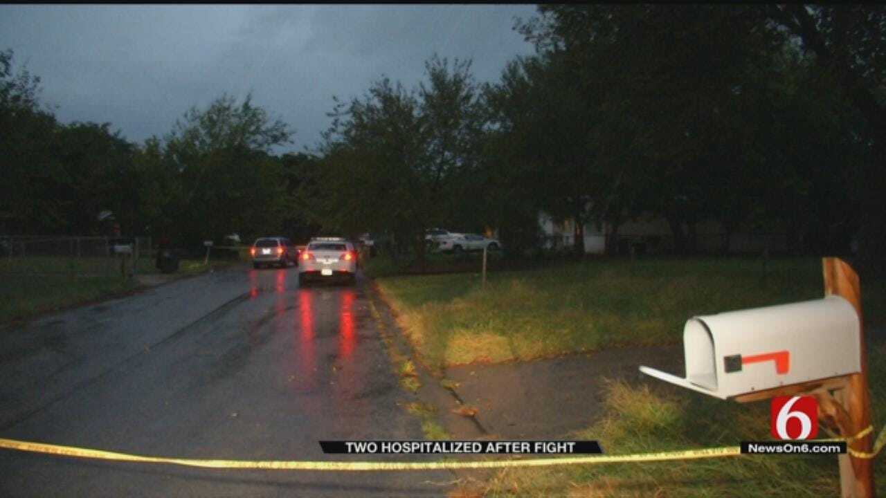 Police: Fight In Tulsa Neighborhood Sends Two To Hospital