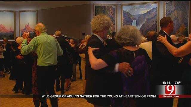 Wild Group Of Adults Gather For 'Young At Heart' Senior Prom