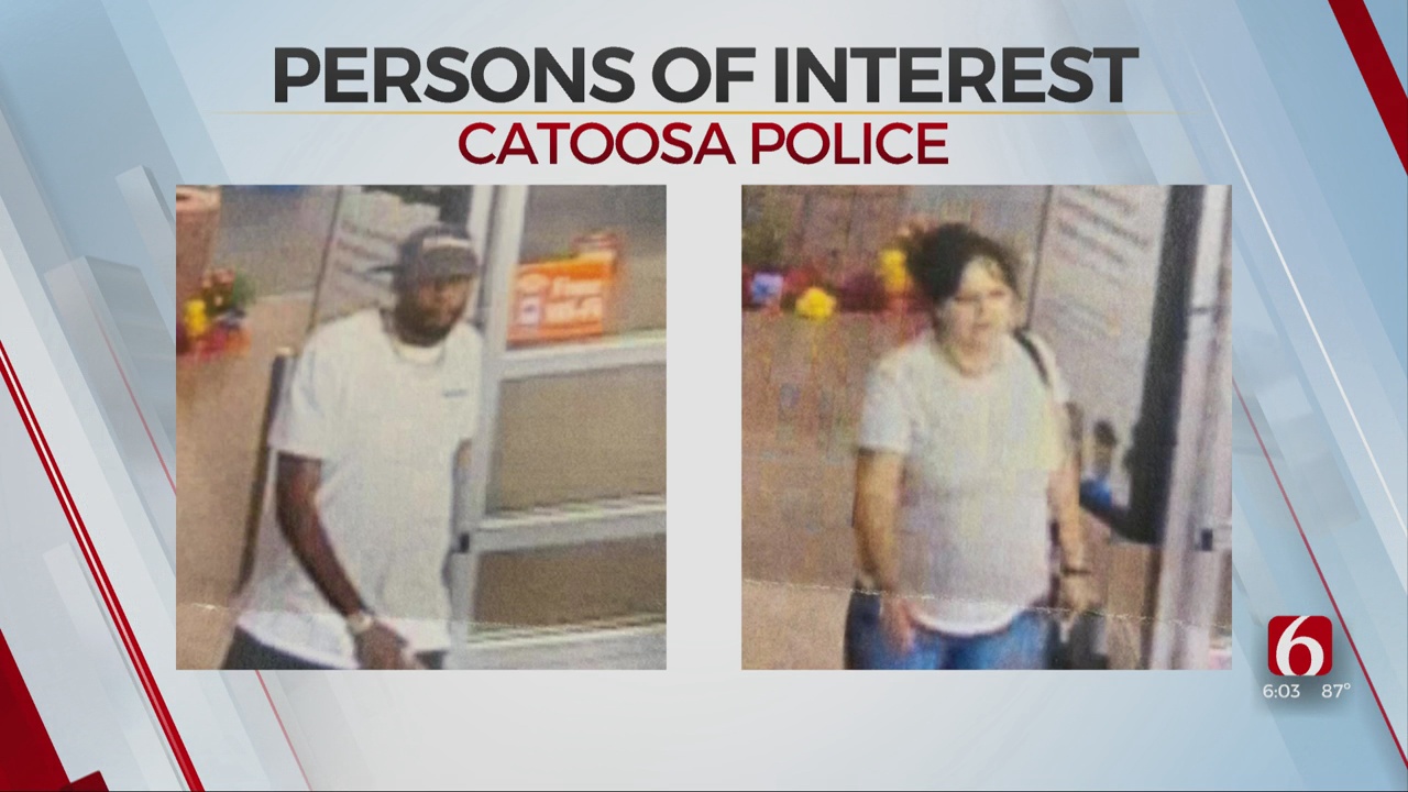 Catoosa Police Searching To Identify 2 In Suspected Credit Card Fraud 