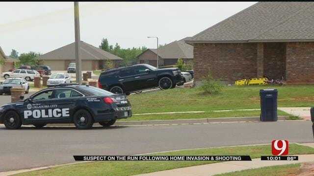 One Suspect On The Run After Violent Home Invasion In NW OKC