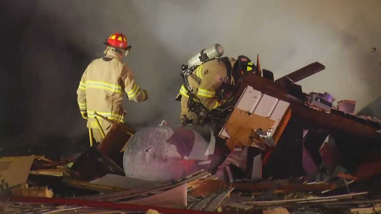 WEB EXTRA: Video From Scene Of Leonard House Explosion And Fire