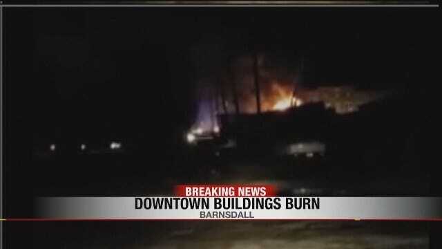 WEB EXTRA: Barnsdall Mayor On Downtown Fire