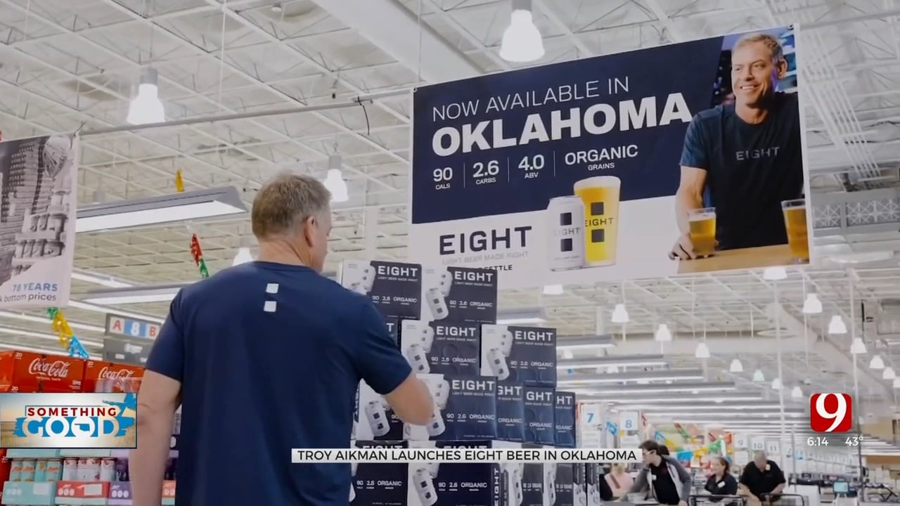 Troy Aikman Brings His 'Eight' Beer To Oklahoma