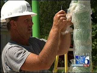 Crews Race To Finish Collinsville City Park Upgrades In Time For Holiday Weekend