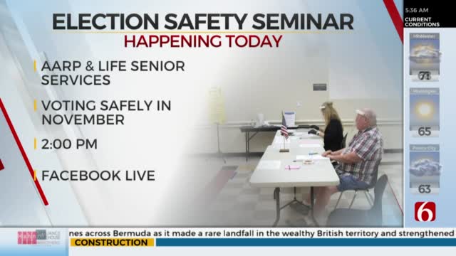 AARP And LIFE Senior Services Holding Election Safety Lecture