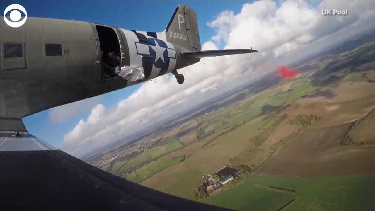 WATCH: British WWII Aircraft Drops 750,000 Poppies In Honor Of Remembrance Day
