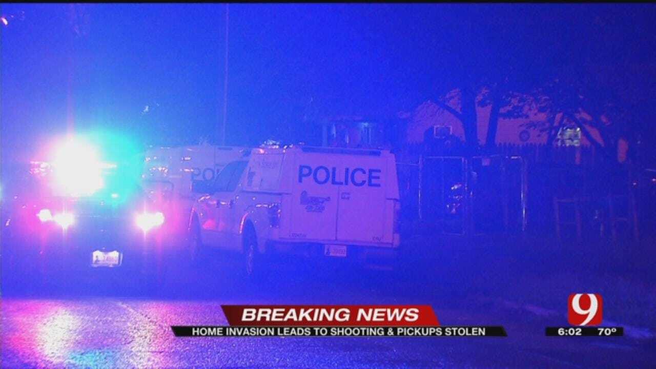 Home Invasion, Theft Leads To Shooting In SW OKC